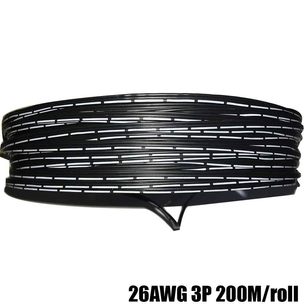 26AWG 28AWG 3P специальный мягкий высокотемпературный силиконовый параллельный