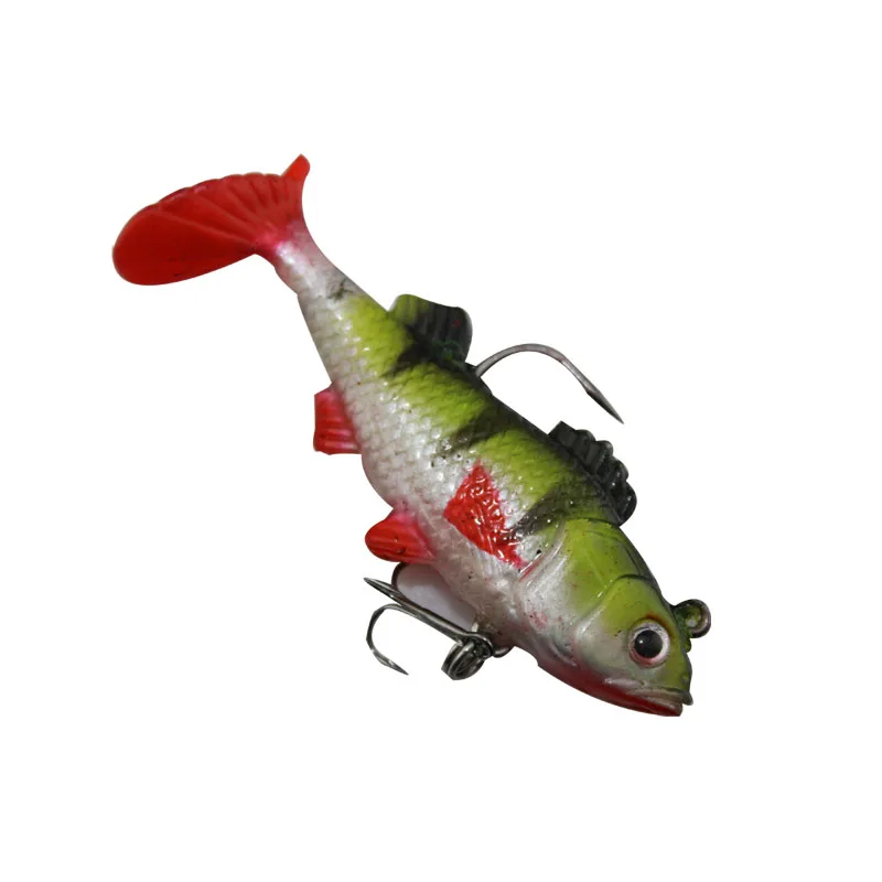 YeMuLang 1PCS Soft Fishing Lures Swimbait Crankbait Wobbler Isca Artificial Bait With Hooks Tackle BB037 | Спорт и развлечения