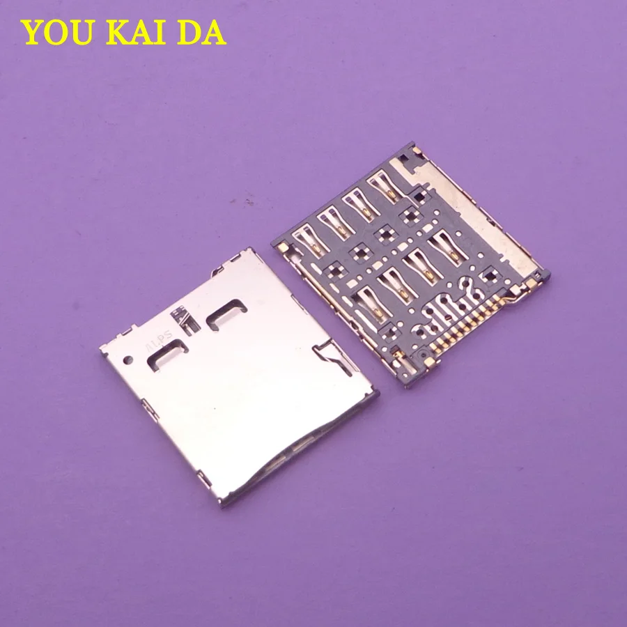 10pcs/lot New SIM card reader socket holder slot connector For ASUS FonePad K004 me371mg for Samsung C101 I8730 OPPO X907 | Обустройство