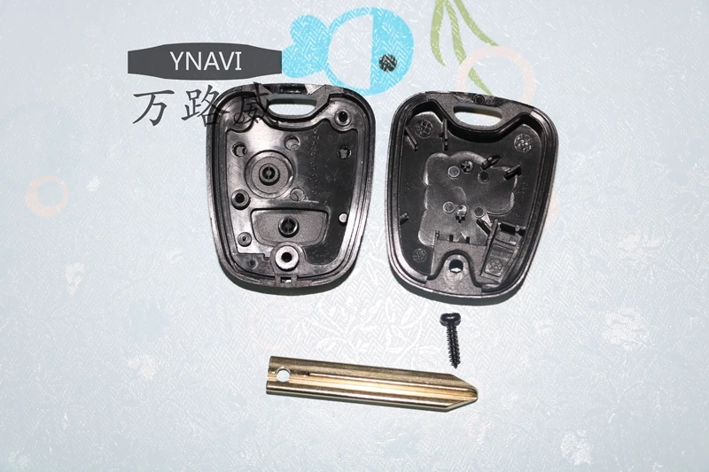 YNAVI 2 кнопки Прямой корпус автомобильного ключа дистанционного управления пустой