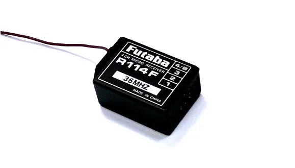 

Futaba RC модель R114F FM 36MHz 4ch R/C хобби микро приемник с кристаллом 36,430 MHZ