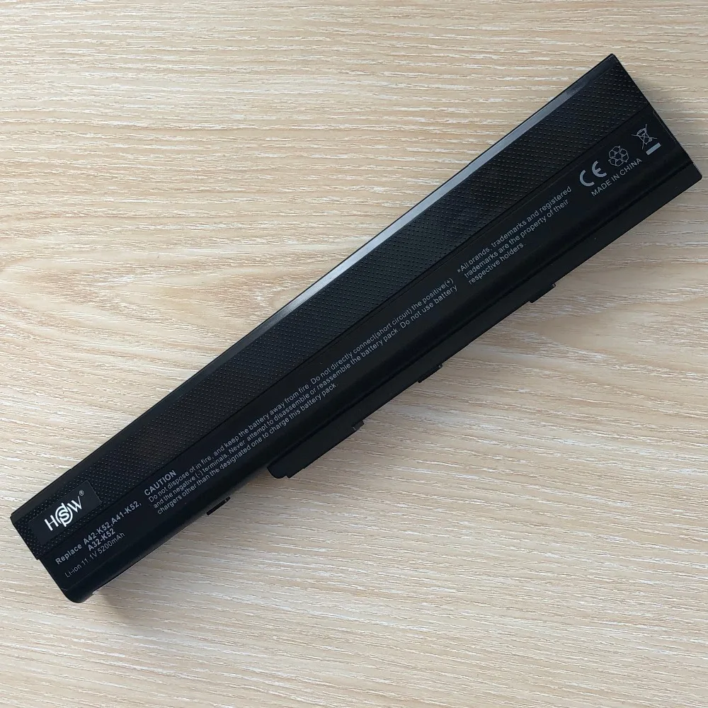 Аккумулятор для ноутбука ASUS A42 A42D A42E A42F A42J A42N A52 A52F A52J A52N A62 K42 K52 K62 P52 P62 B53 F85 F86 P42 P82