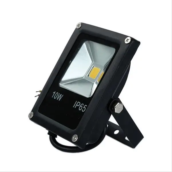 Светодиодный прожектор 10 Вт белый/теплый белый свет IP65 уличный черный