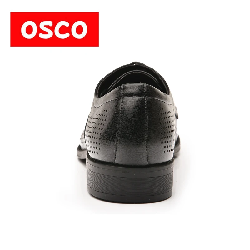OSCO Office Oxfords Hollow Breathable Shoes Men 2018 Summer British Dress Punch Sandals Business Casual | Обувь