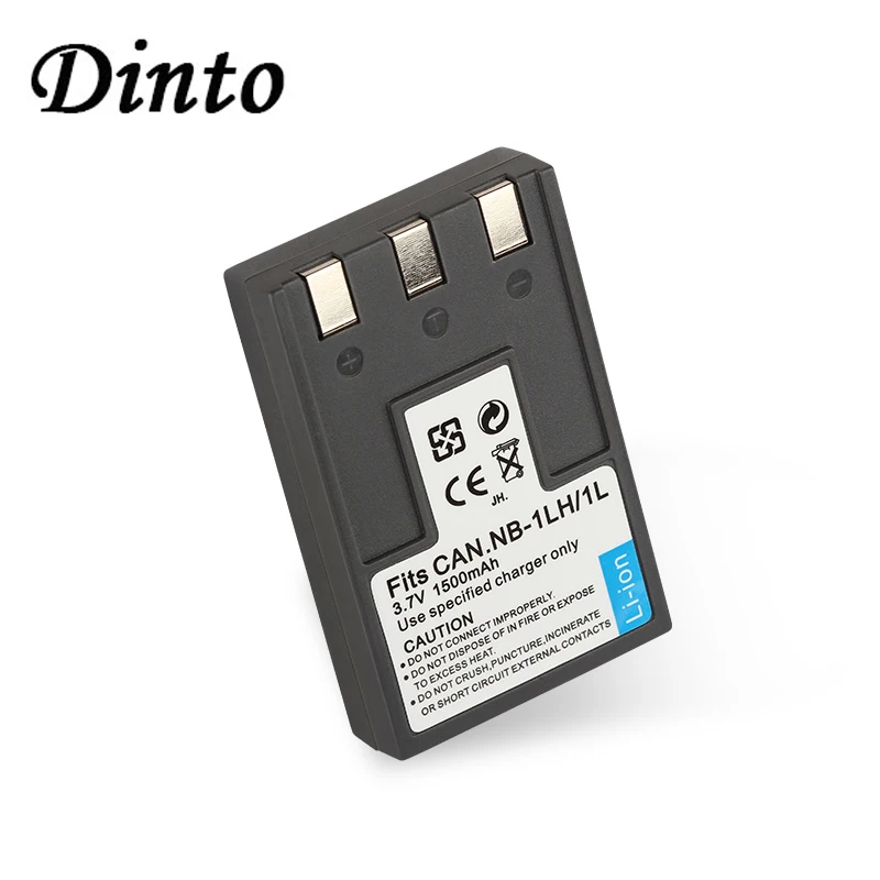 

Аккумулятор Dinto 3,7 в, 1500 мА · ч, 1 шт., NB-1L, NB1LH, NB, 1 л, для цифровой камеры Canon LXUS300, LXUS330, LXUS400, S100, S110, S200, S300