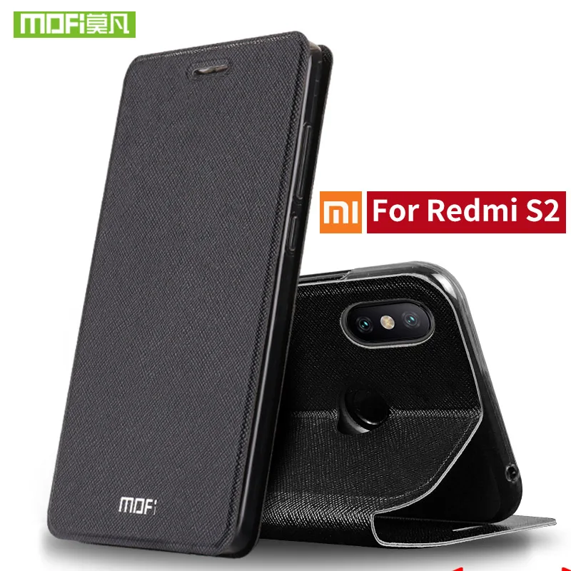 Mofi для Xiaomi Redmi S2 чехол силиконовый Роскошные Флип кожаный 360 противоударный Для