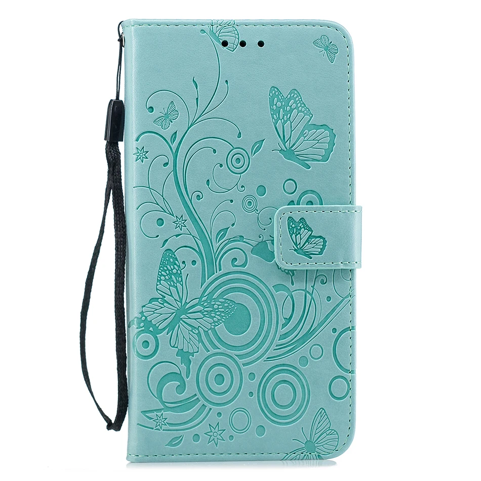 Чехол-подставка с украшением в виде бабочек для huawei mate 20 lite Honor 10 9 8 Nova 3 3i 3e 4E P smart Plus, блестящий чехол P8 Lite