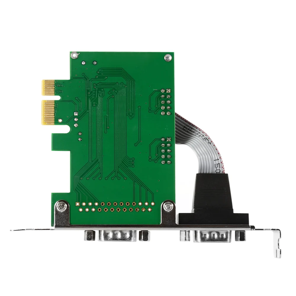 PCI-E 2 Порты и разъёмы RS232 RS-232Add на карты серийного COM для PCI Express riser Card адаптер