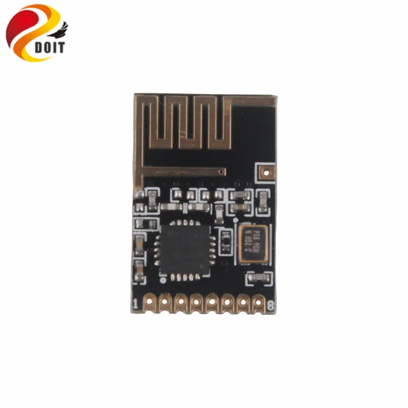 Беспроводной модуль 2 4G SMD XH NF 03 бортовой Антенный интерфейс SPI IoT|Детали и