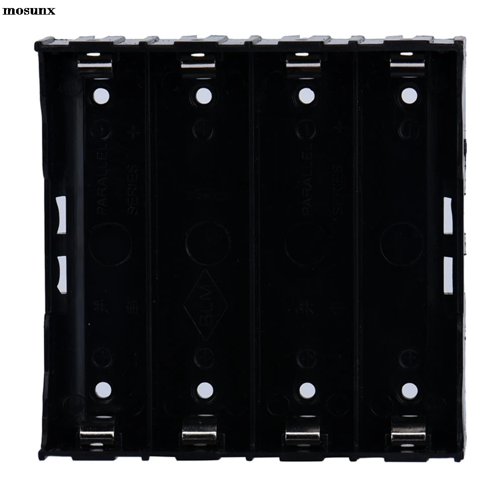  1pcs DIY Black Storage Box Holder Case For 4 x 18650 3.7V Rechargeable Batteries Diy Power Bank Iqos Battery |