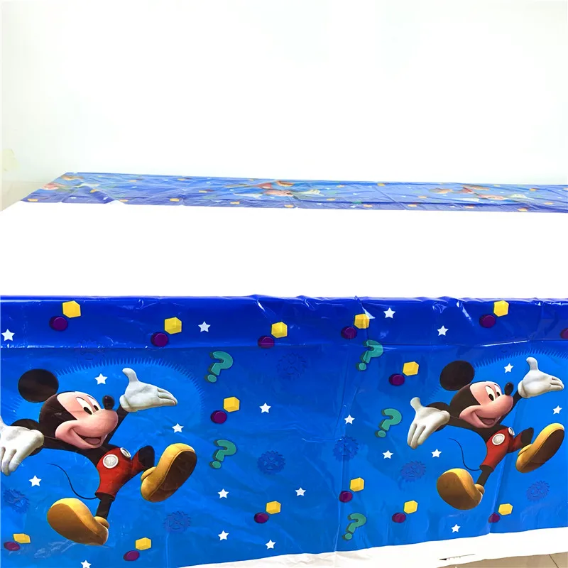 1 шт. Disney Микки Мышь тема мальчик на тему дня рождения вечерние 108*108 см покрытие