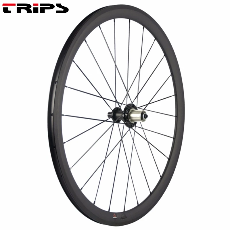 700C Углеродные дорожные колеса 38 мм клинчер трубчатые Powerway R51 2:1 ступицы