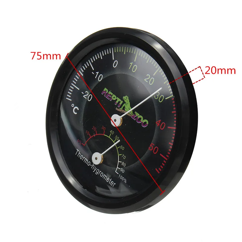 Гигрометр для рептилий 2 в 1 термометр с цветными кодами террариумов домашних