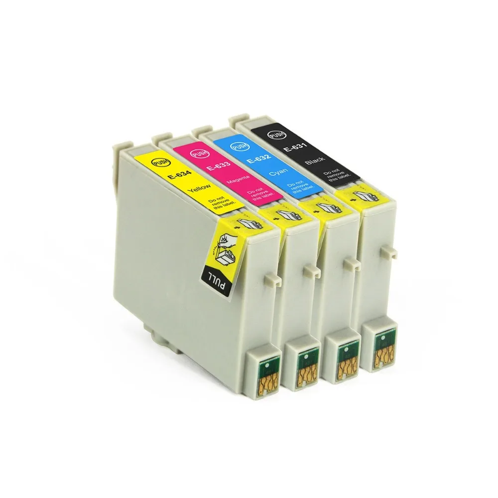 

Картридж для принтера Epson Stylus C67 C87 CX3700 CX4100 CX4700 CX5700F CX7700, 4 шт.