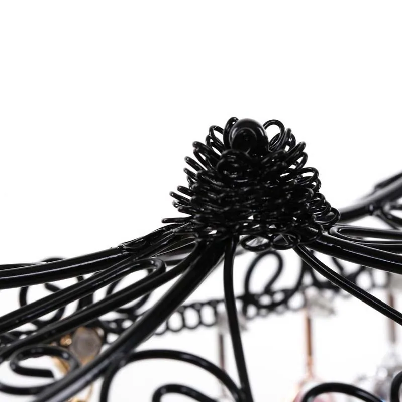 

Creative Jewelry Display Frame Wrought Iron Earrings Show Wearing Earrings Storage Counter Props Shelf