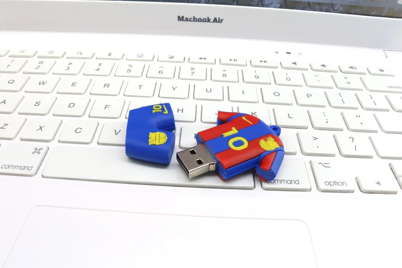 Джерси Usb флеш-накопитель 32 Гб 64 Гб карта памяти "Барселона Месси" 4 ГБ флеш-накопитель 16 ГБ 8 ГБ милый usb диск прекрасный внешний накопитель