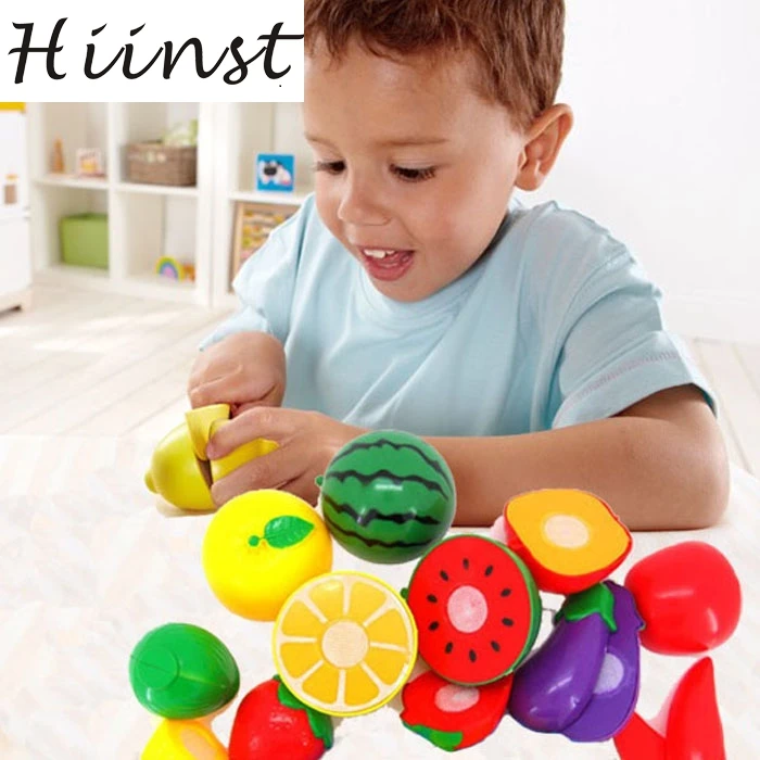 HIINST play food 2017 1 комплект резка фруктов овощей ролевые игры детские развивающие