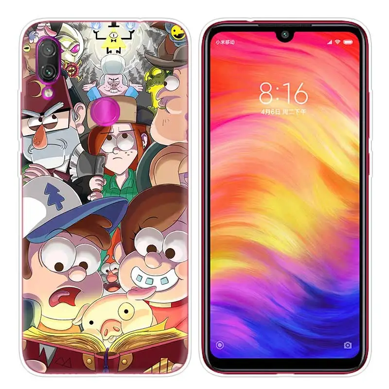 Силиконовый чехол для Xiao mi Red mi Note 7, 6, 5 Plus, mi A2, 8 Lite, Pro Prime Play, чехол для телефона, чехол s, Гравити Фолз