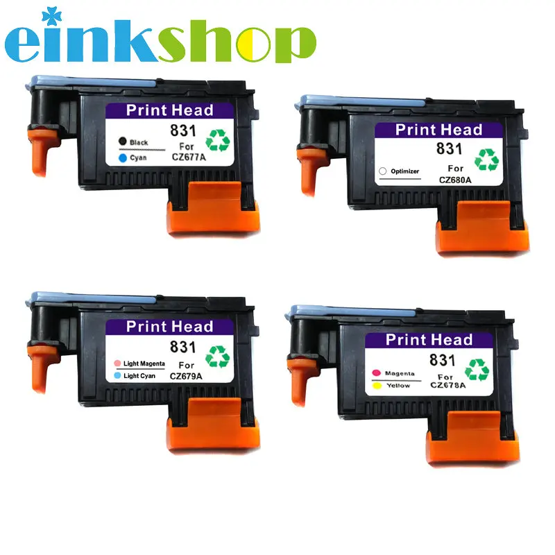 Сменная печатающая головка einkshop 831 для HP CZ677A CZ678A CZ679A CZ680AFor DesignJet 310 330 360|Детали