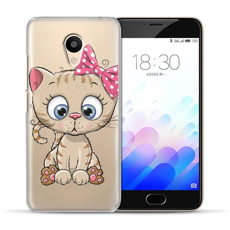Мультяшный медведь кошка собака для Meizu M3S M5 M5S M5C M6 M3 M5 M6 Note U10 U20 чехол для телефона Coque Etui capa funda Мягкий Силиконовый ТПУ
