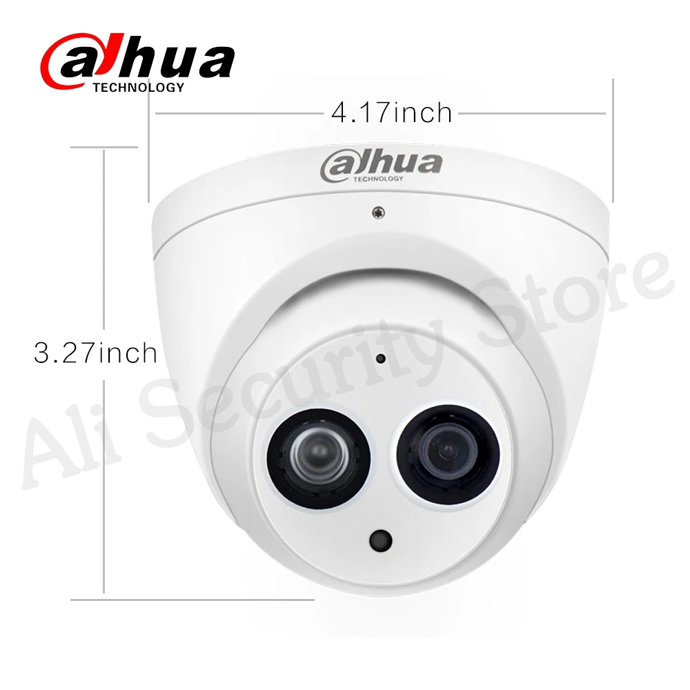 Сетевой видеорегистратор Dahua IPC HDW4631C A 6MP HD POE Сетевая купольная IP камера Камера