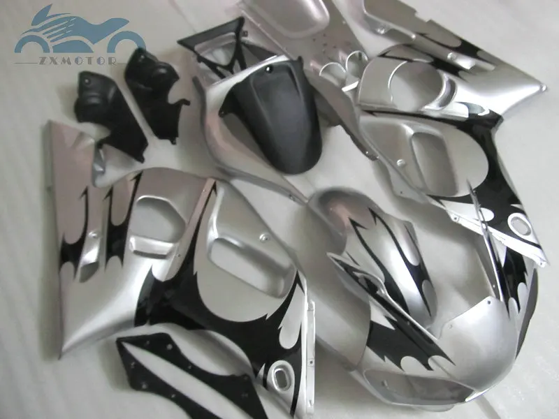 Free Custom fairings kit for YAMAHA R6 YZFR6 1998 2000 2001 2002 YZF 98-02 silver black plastic fairing kits bodywork EB44 | Автомобили и