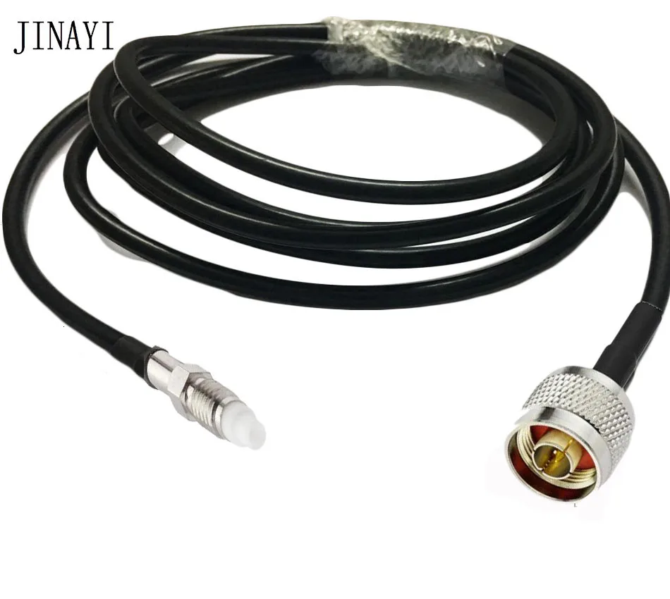 N штепсельная Вилка для FME Male female RF коаксиальный Удлинительный кабель RG58 1 м 3 5 |