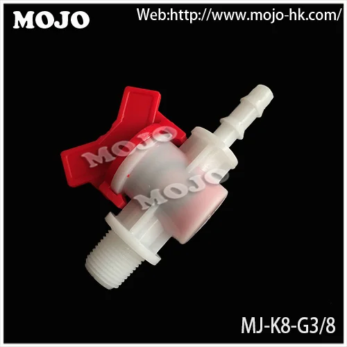 Бесплатная доставка!(10 шт./лот) MJ-K8-G3/8 водяной клапан для зазубрин: 8 мм Наружная