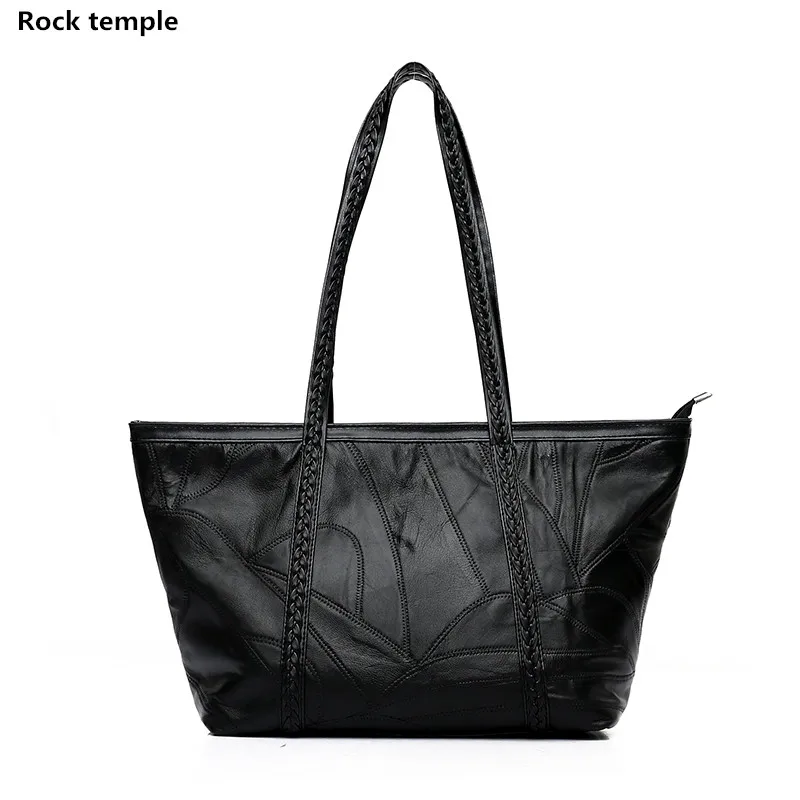 2018 большой мягкий кожаный мешок Для женщин Сумки дамы через плечо для на Женский