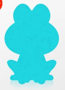 Blue Frog 100 шт./упак. «любящее сердце» в форме корейский принт мульташной Минни желая исследование открытка поздравительные открытки для записок - Цвет: Blue Frog