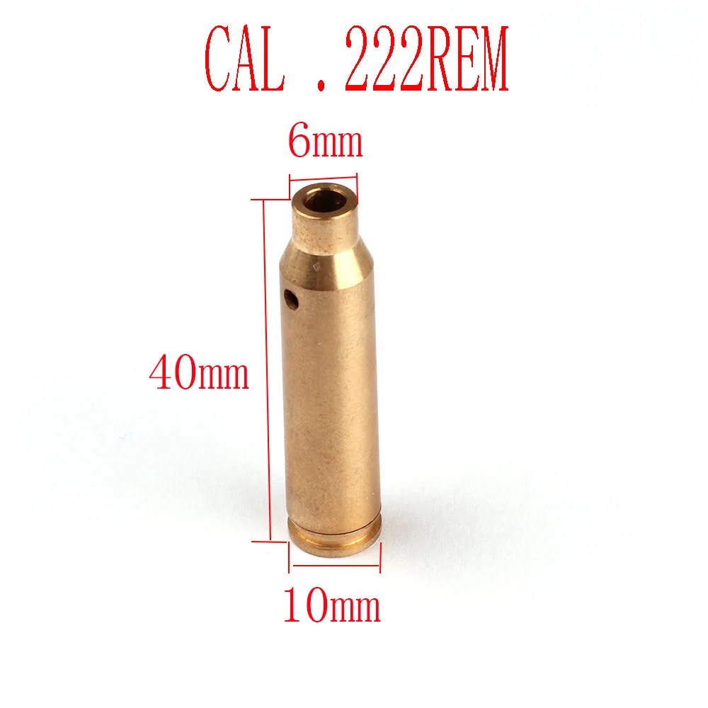 Ohhunt CAL. 9 мм. 45. 30. 222REM. 223REM 7,62X39 30-30WIN 7X57R. 308 7,62X54. 38 картридж с красным лазерным отверстием Sighter Boresighter - Цвет: .222REM