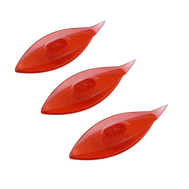 Red LMDZ 3 шт. ручной инструмент для изготовления кружева, пластиковый Челнок для фриволите, Набор для изготовления кружева, набор для рукоделия, набор для плетения, Швейные аксессуары - Цвет: Red