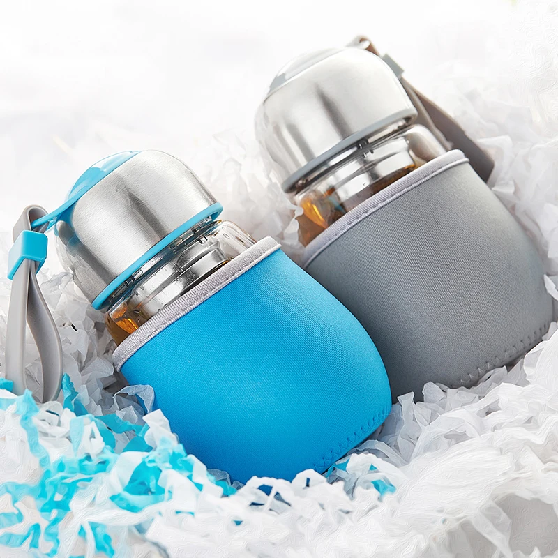 Креативная стеклянная бутылка мини детская для воды из нержавеющей стали с