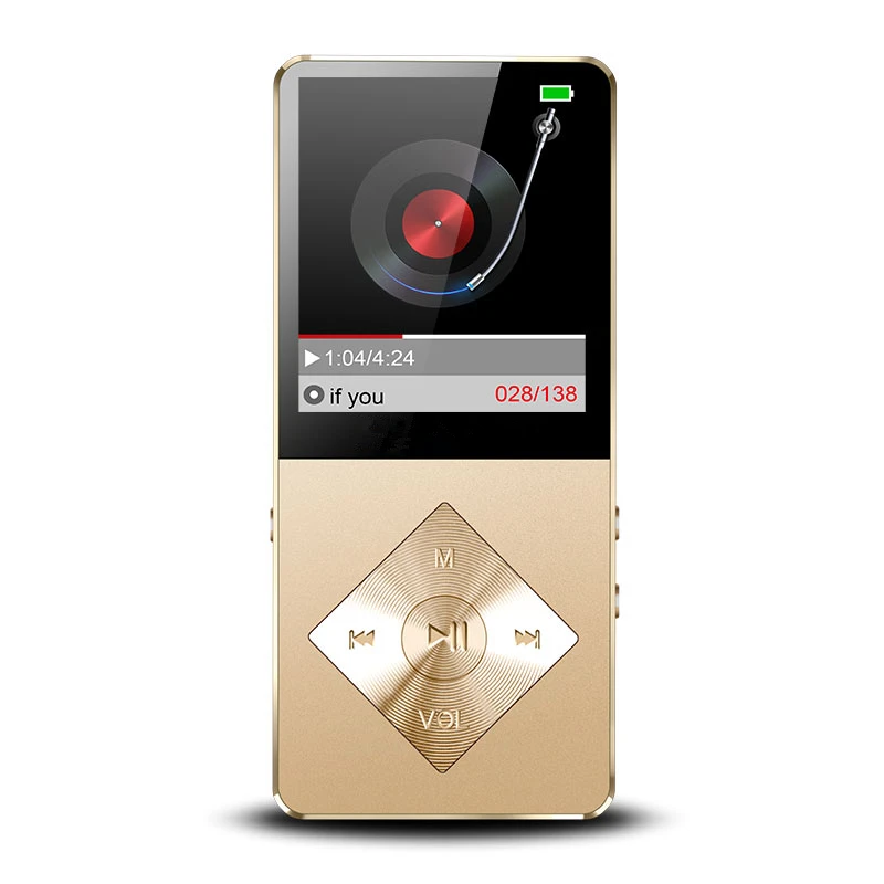 SMILYOU металлический mp4 плеер 4 ГБ 8 16 HIFI без потерь звука музыкальный сплав FM радио