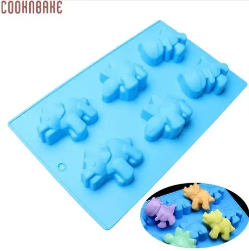 CDL-002 COOKNBAKE DIY Форма для выпечки, формочка, силиконовая форма для мыла ручной работы, 8 овальных канавок, силиконовая форма для выпечки, сделай сам, SICM-008-13 - Цвет: CDL-002