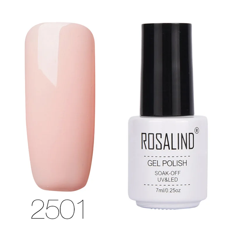 RC2501 ROSALIND гель 1S 68 чистый цвет серия Гель-лак для ногтей Гель-лак для нейл-арта набор для маникюра наращивание ногтей дизайн УФ - Цвет: RC2501