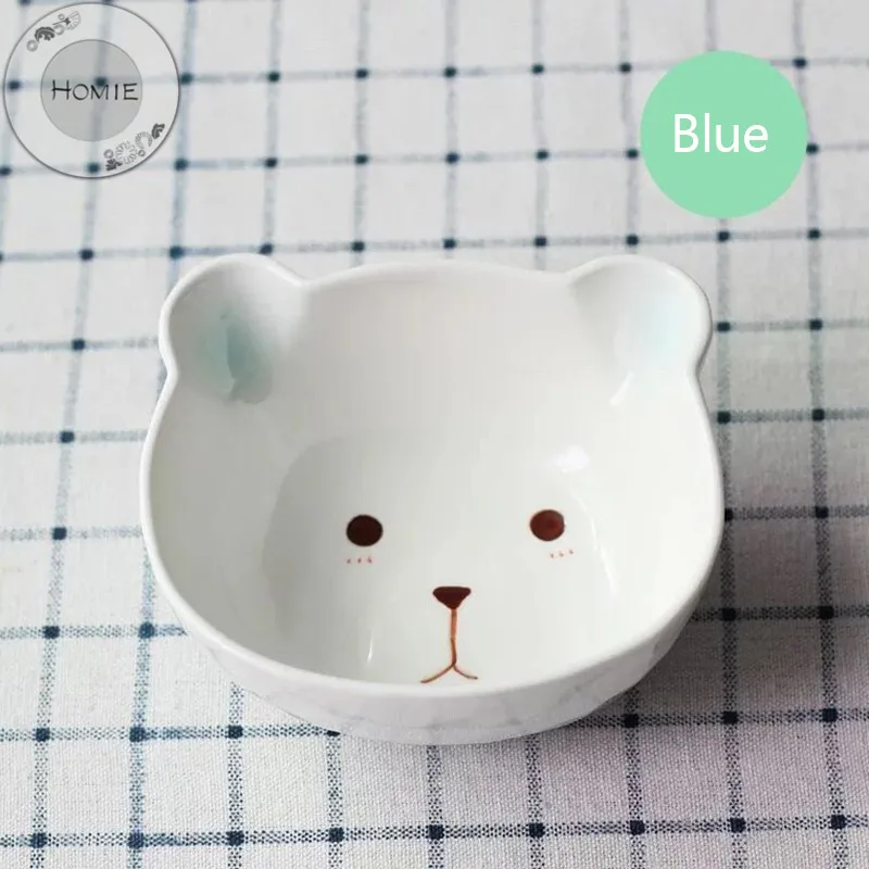 Креативная мультяшная Милая керамическая тарелка для завтрака блюда из говядины