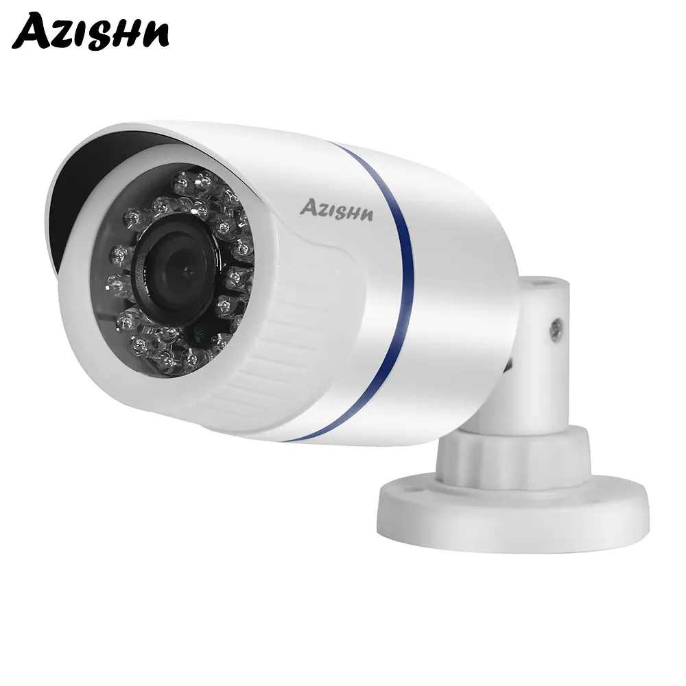 AZISHN IP Камера 1080P 2.0MP в режиме реального времени 25FPS ONVIF P2P RTSP 2 8 мм широкий 48V