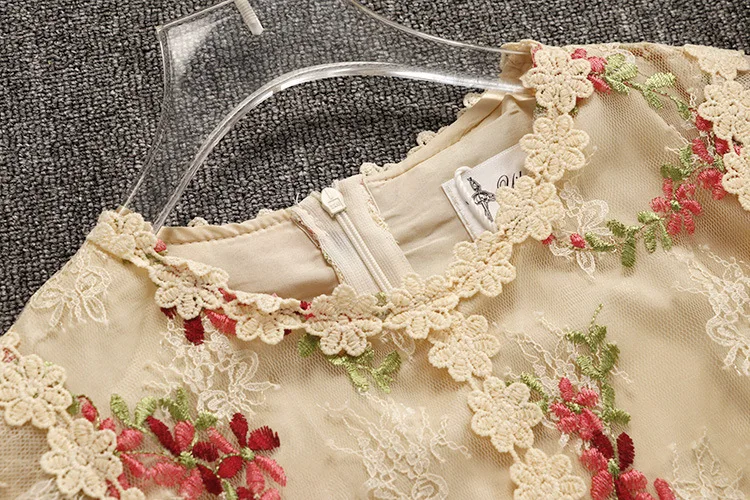 2019 Новое поступление летнее кружевное платье без рукавов милое винтажное