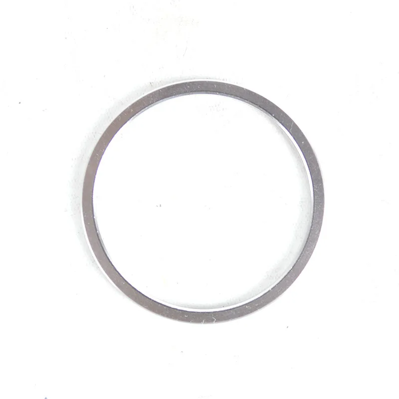 2mm Silver 5PCS 5 шт. алюминиевый сплав шайба на маховик велосипед горный велосипед BB оси маховики прокладки барабанная башня база колодки кольцо практичные аксессуары - Цвет: 2mm Silver 5PCS