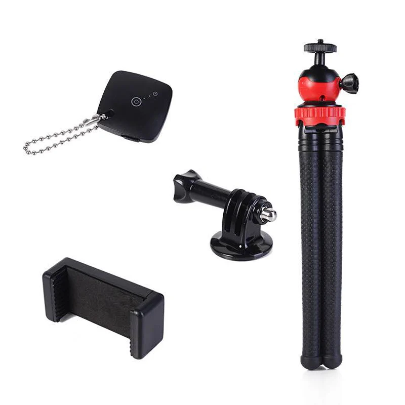 Гибкий эластичный резиновый штатив осьминога с Bluetooth дистанционным затвором для