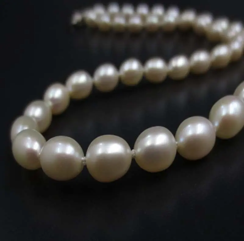Ожерелье из натурального пресноводного жемчуга 8-9 мм