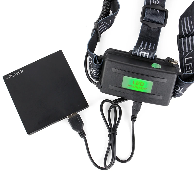 USB фонарик Фара Масштабируемые 6000Lm XM L L2 светодио дный фары Перезаряжаемые факел