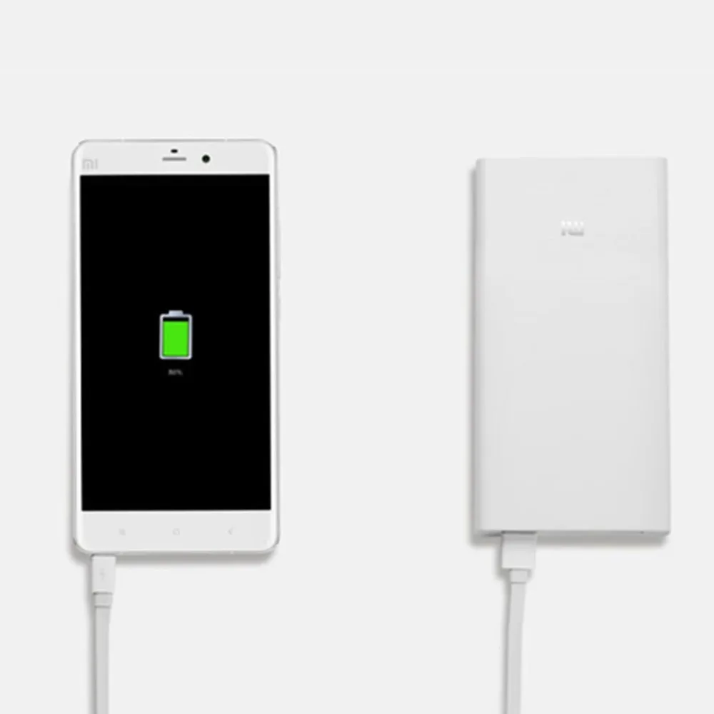 Xiaomi Mi внешний аккумулятор 20000 мАч 2C Внешняя батарея Портативная зарядка с двумя usb-портами двухполосная Быстрая зарядка QC3.0 внешний аккумулятор
