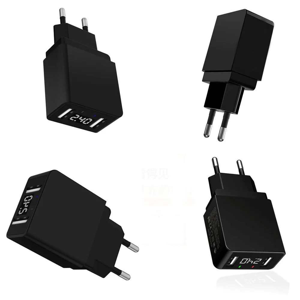 1 шт. светодиодный дисплей 3 USB зарядное устройство универсальное ЗУ для