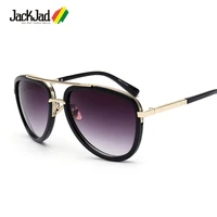 jackjad 2018 new fashion mach two half metal frame aviation style sunglasses vintage men brand design sun glasses oculos de sol