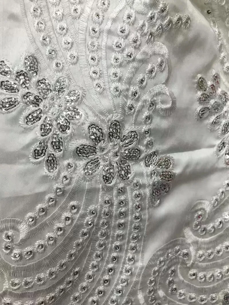 Уникальная африканская Джордж кружевная ткань с рубашками и блестками индийские