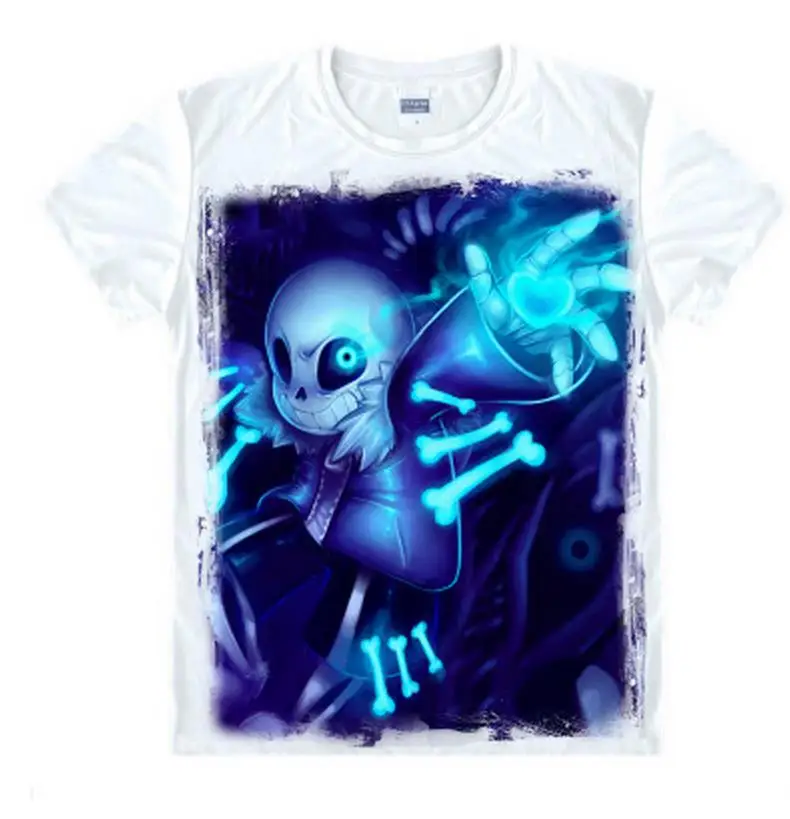Новый костюм для косплея Undertale Sans все члены Хлопковая мужская футболка