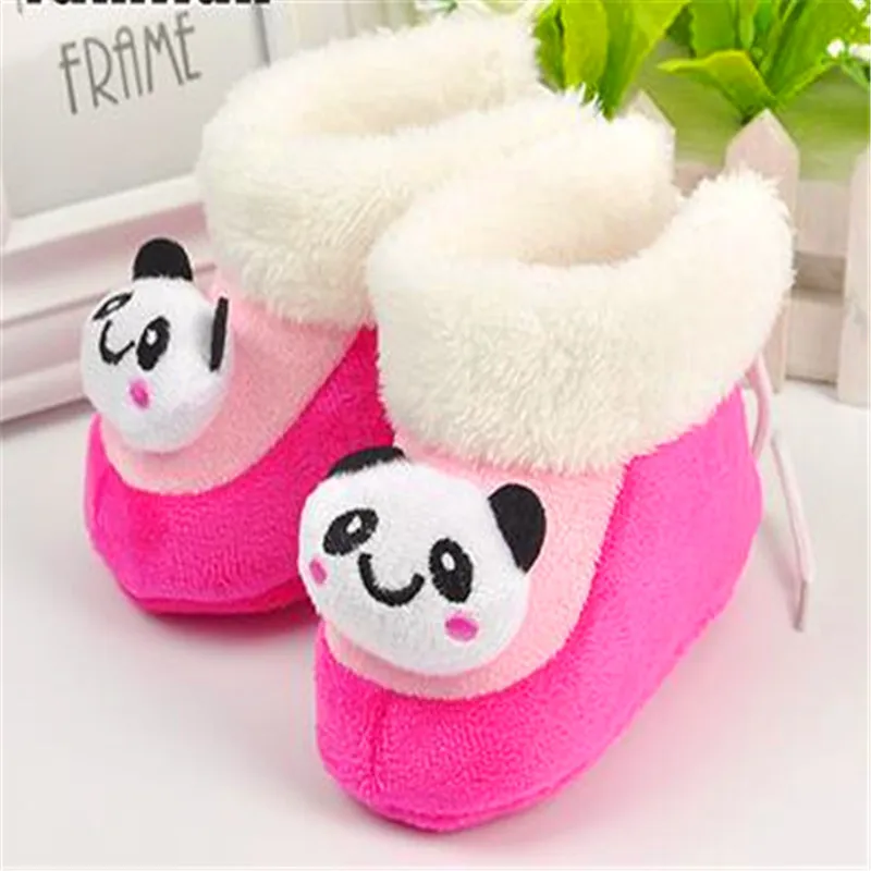 Autumn and winter baby cartoon cotton shoes newborn warm extra thick infant anti-skid 0-12M LMY01 |