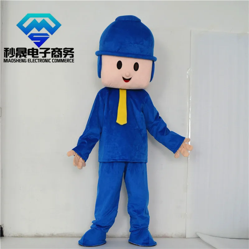 Костюм талисмана Pocoyo для взрослых размер костюм | Тематическая одежда и униформа